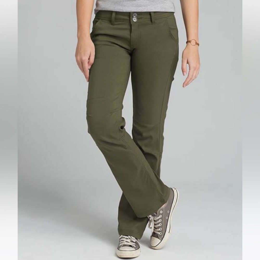 PrAna Halle Pant in Cargo Green. Size 2